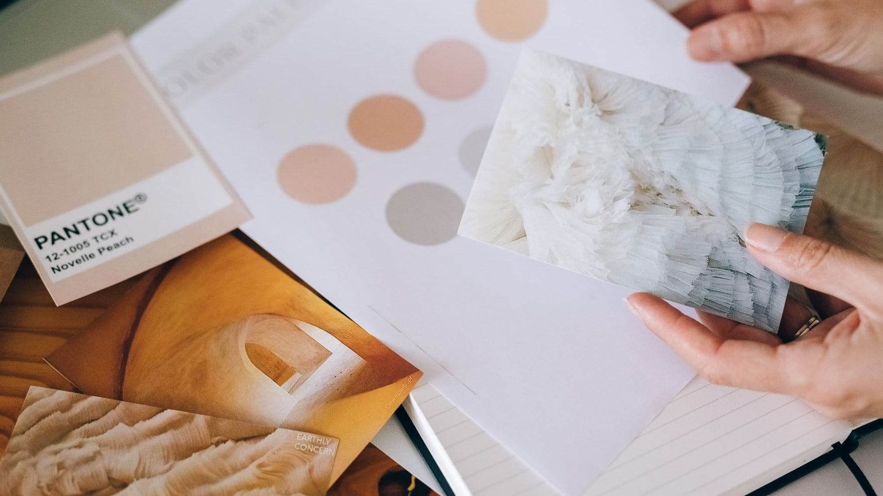 brand board for a graphic design business