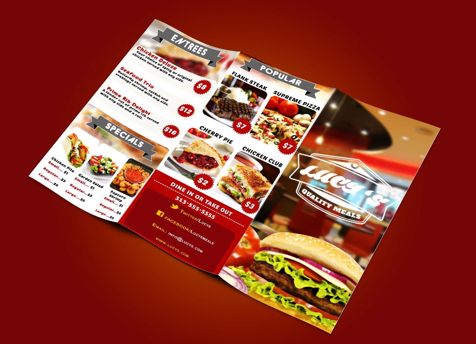 kristan mcarthur graphic design menu