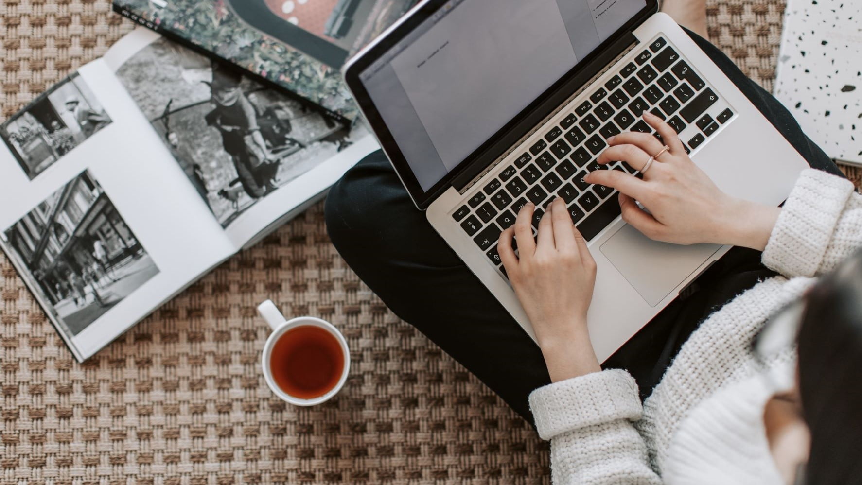 freelancer on laptop