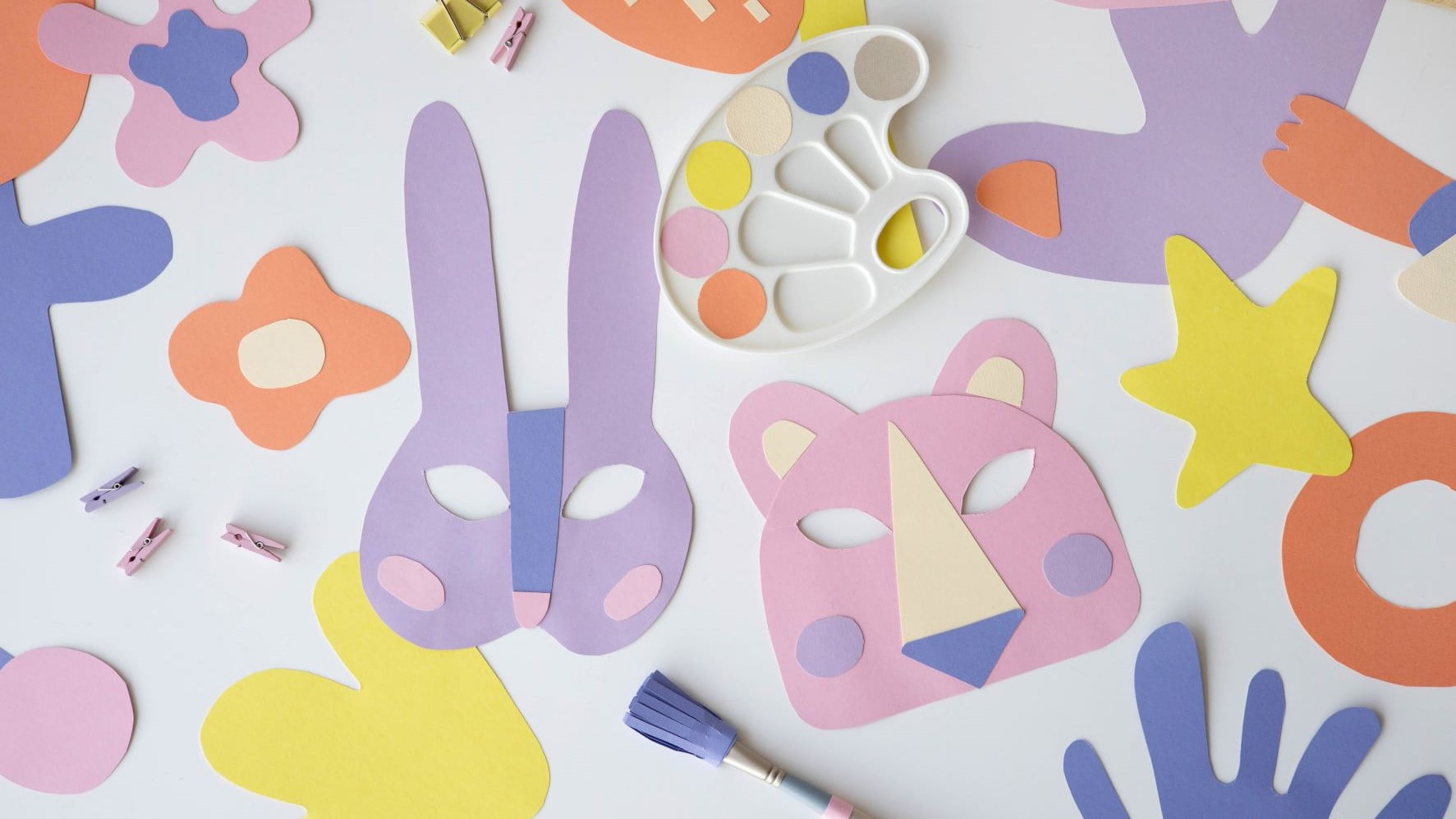 colorful paper art