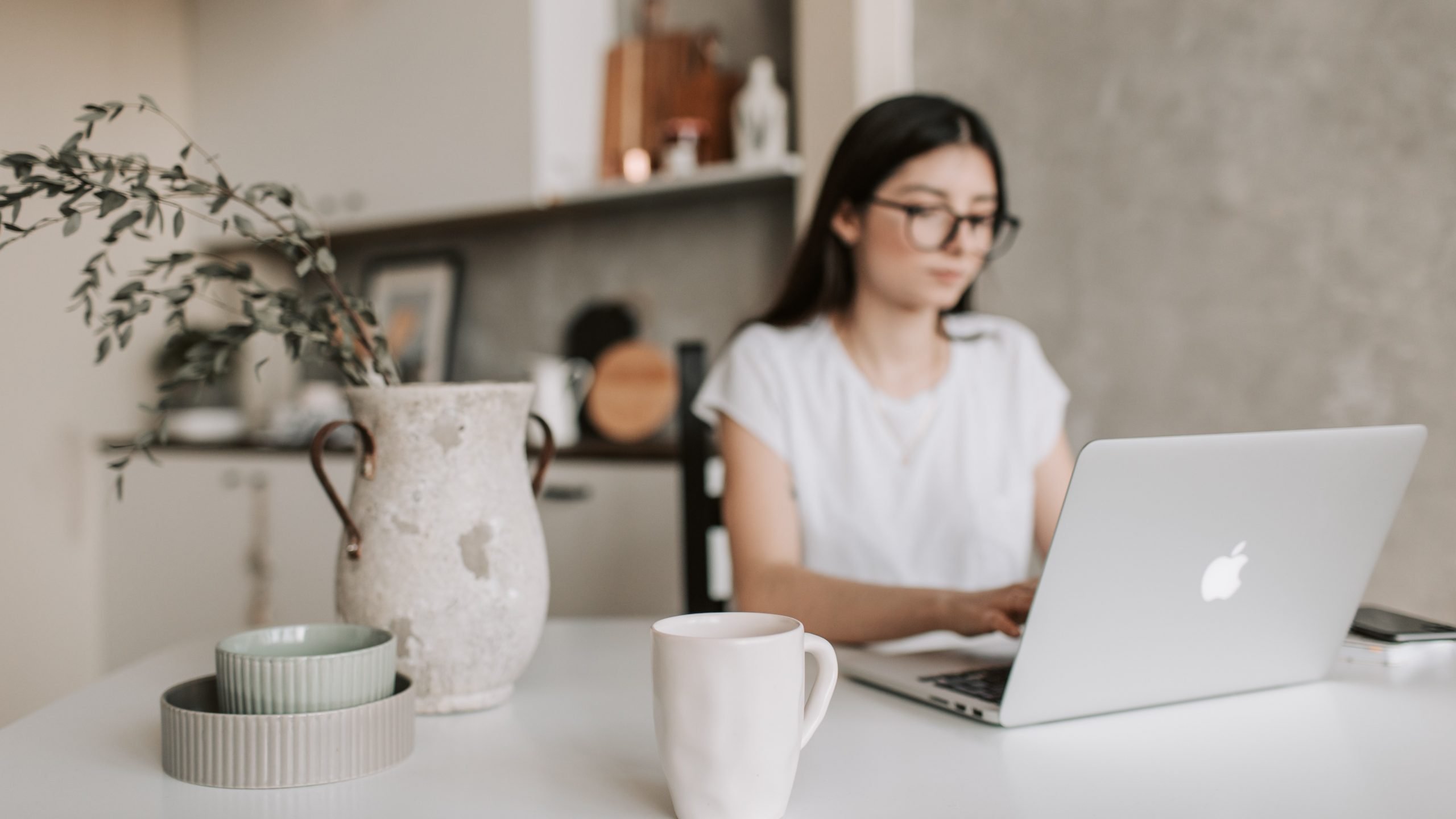 graphic designer working from home