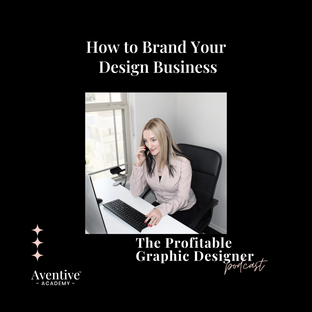 how to brand your design business podcast cover