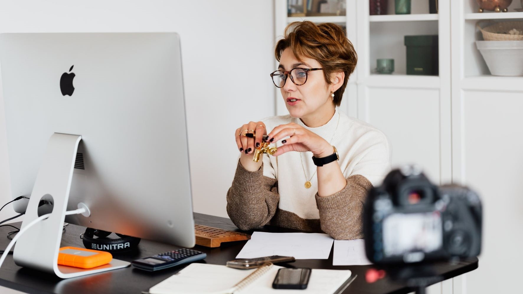 freelance graphic designer with healthy boundaries