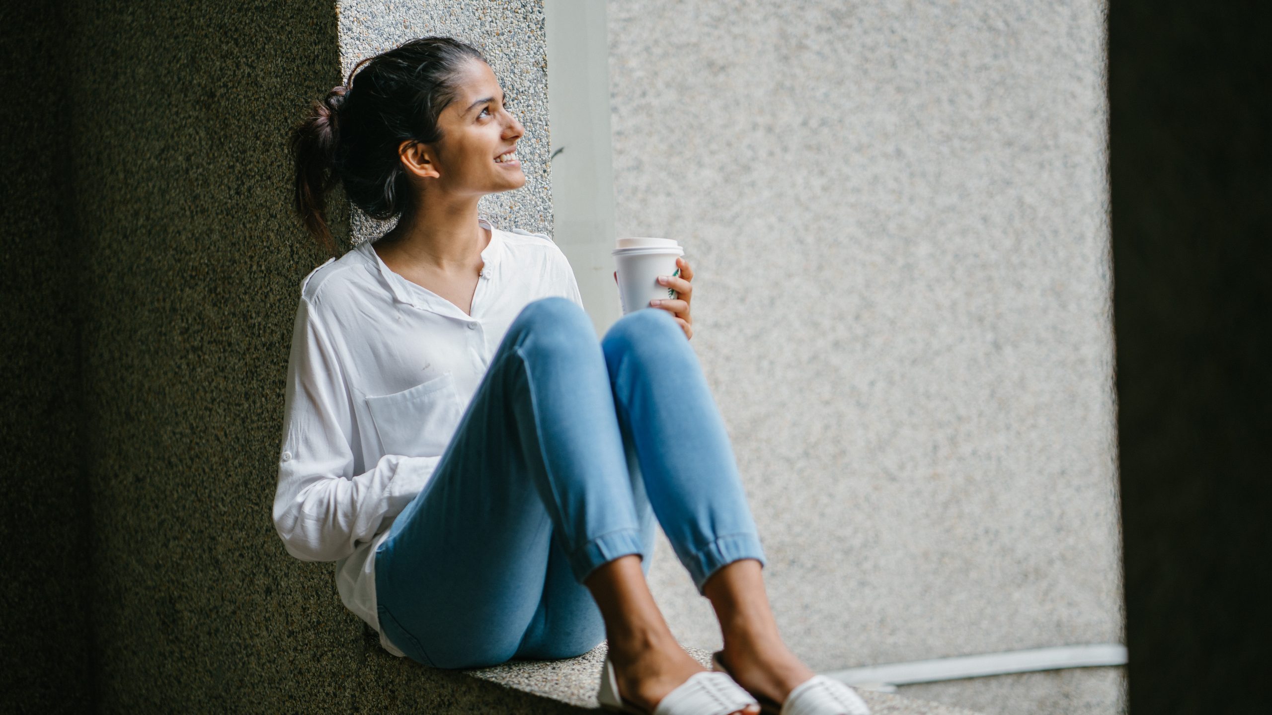 relaxed freelance designer