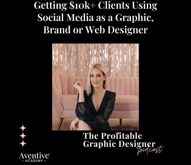 web design podcast cover how to land $10k clients on social media with kady sandel