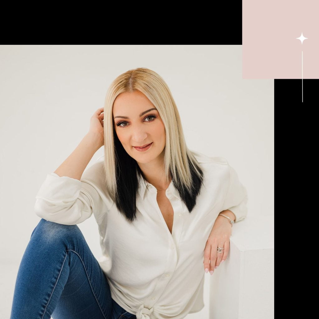 Kady Sandel for The Profitable Graphic Designer Podcast Cover