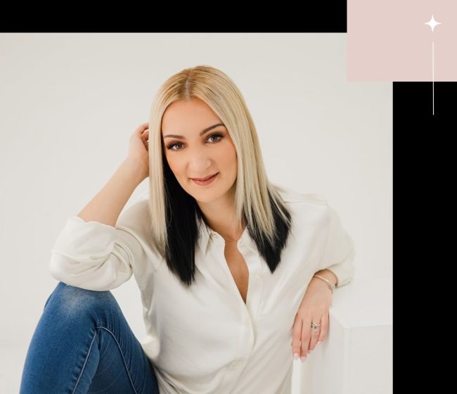 Kady Sandel for The Profitable Graphic Designer Podcast Cover