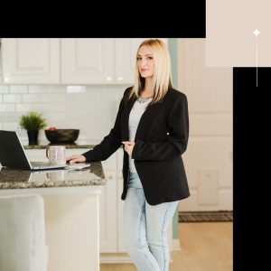 Running a Design Business as a Mom - Profitable Graphic Designer Podcast Cover