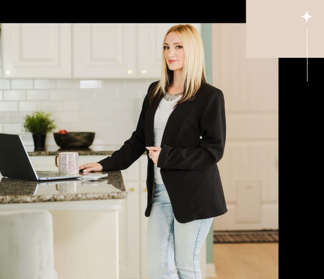 Running a Design Business as a Mom - Profitable Graphic Designer Podcast Cover